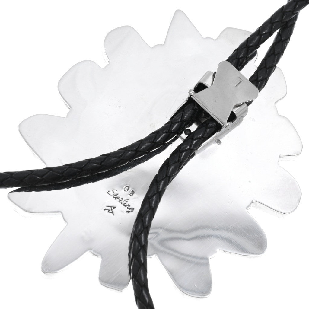 HUGE Natural Sonoran Gold Turquoise Bolo Tie