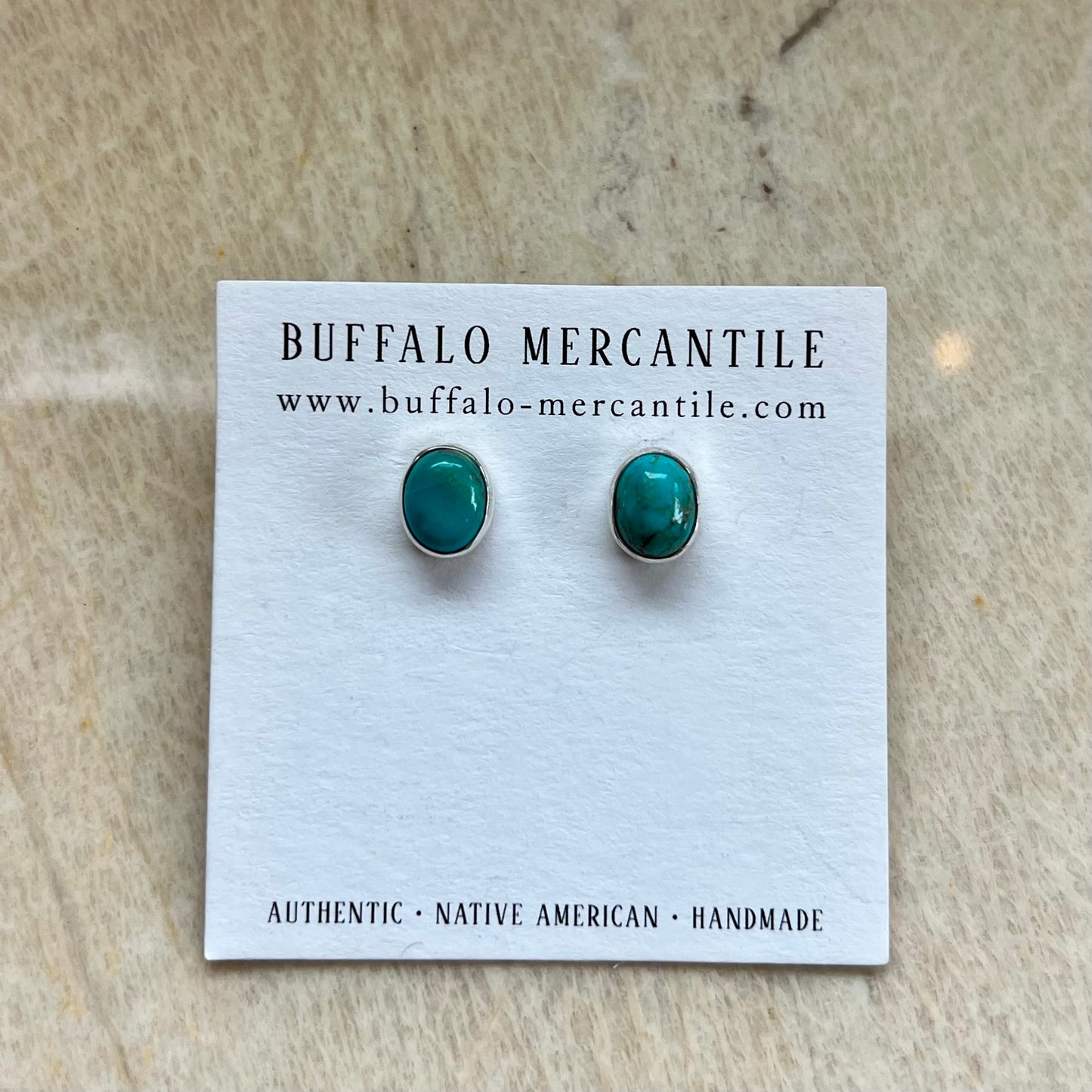 Dainty Turquoise Stud Earrings
