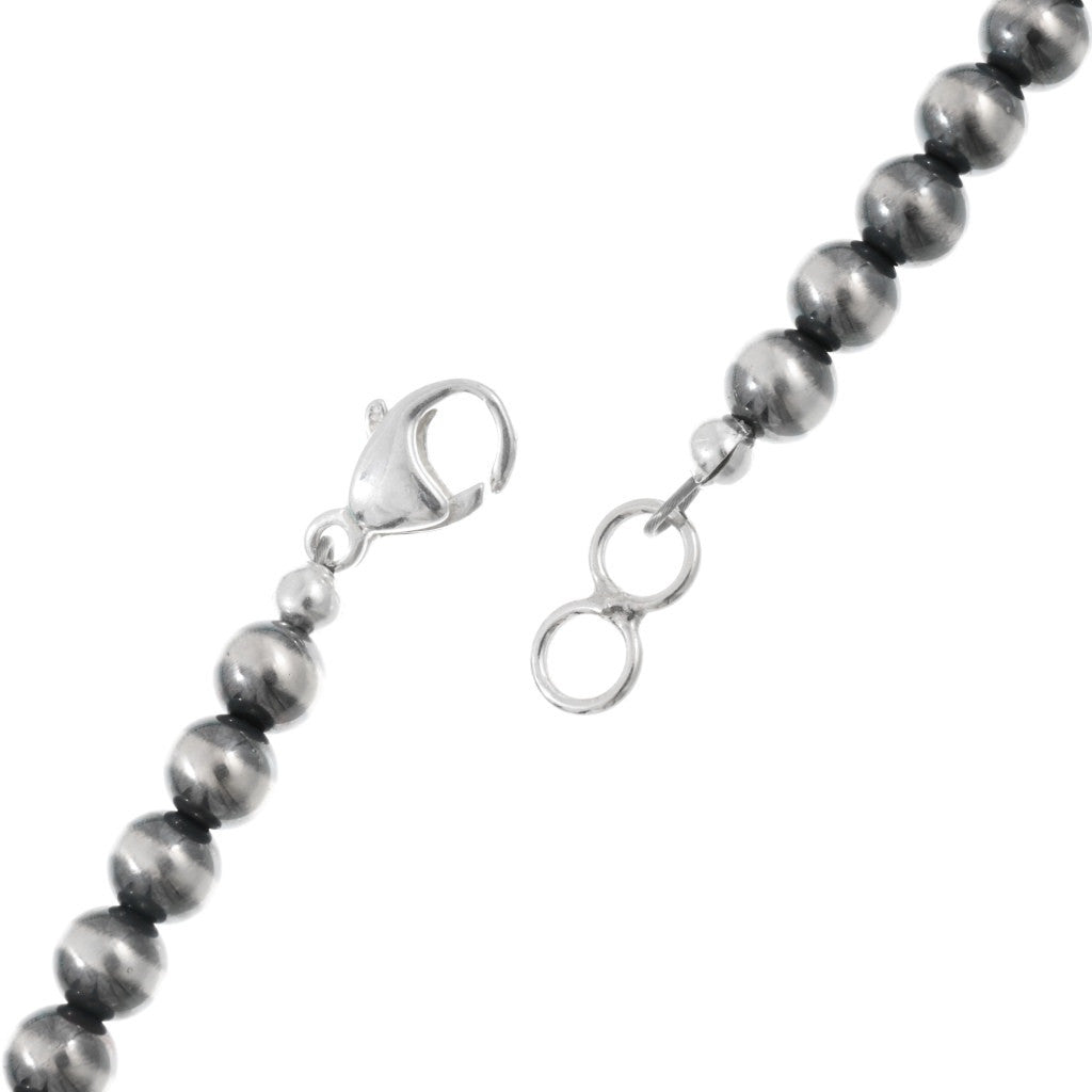 The Verrado Turquoise and Silver Pearl Necklace