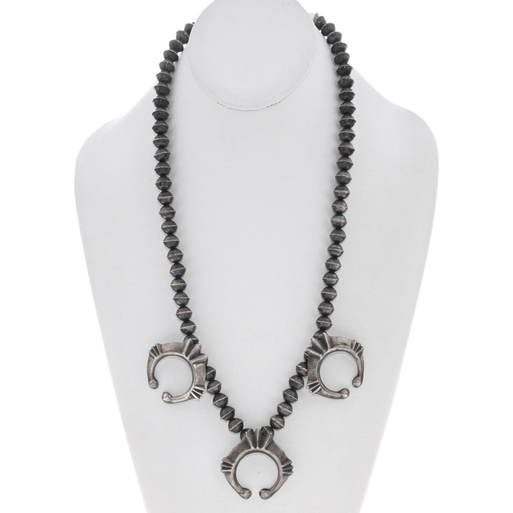 Vintage Sterling Silver Naja Necklace