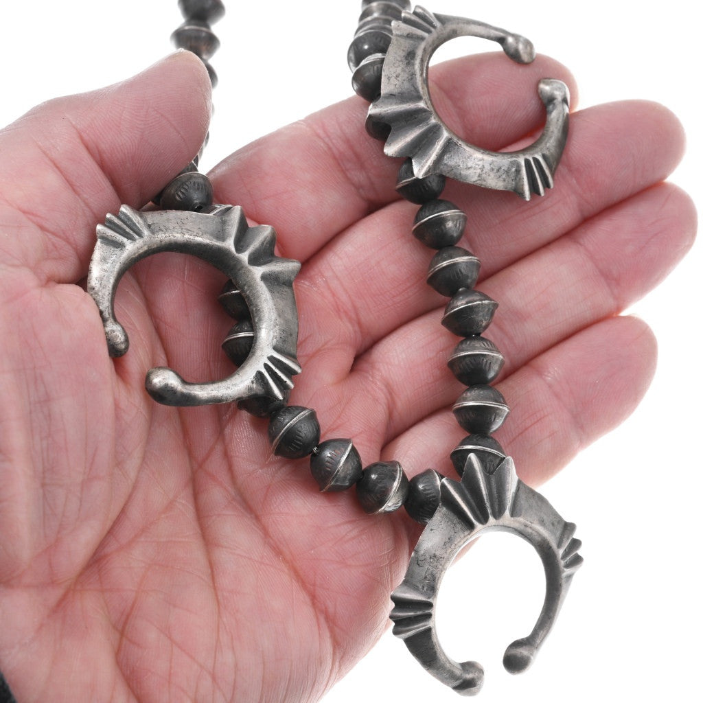 Vintage Sterling Silver Naja Necklace
