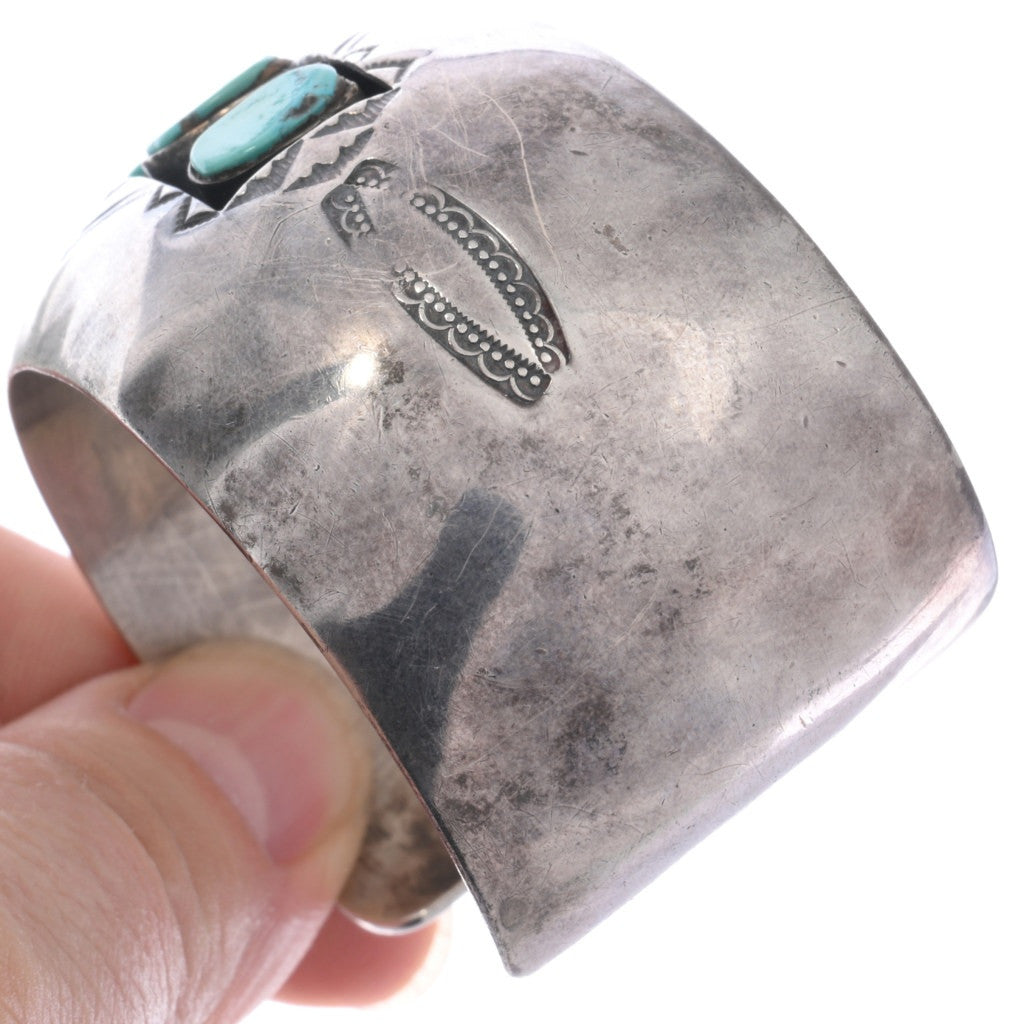 Vintage Turquoise Shadowbox Cuff