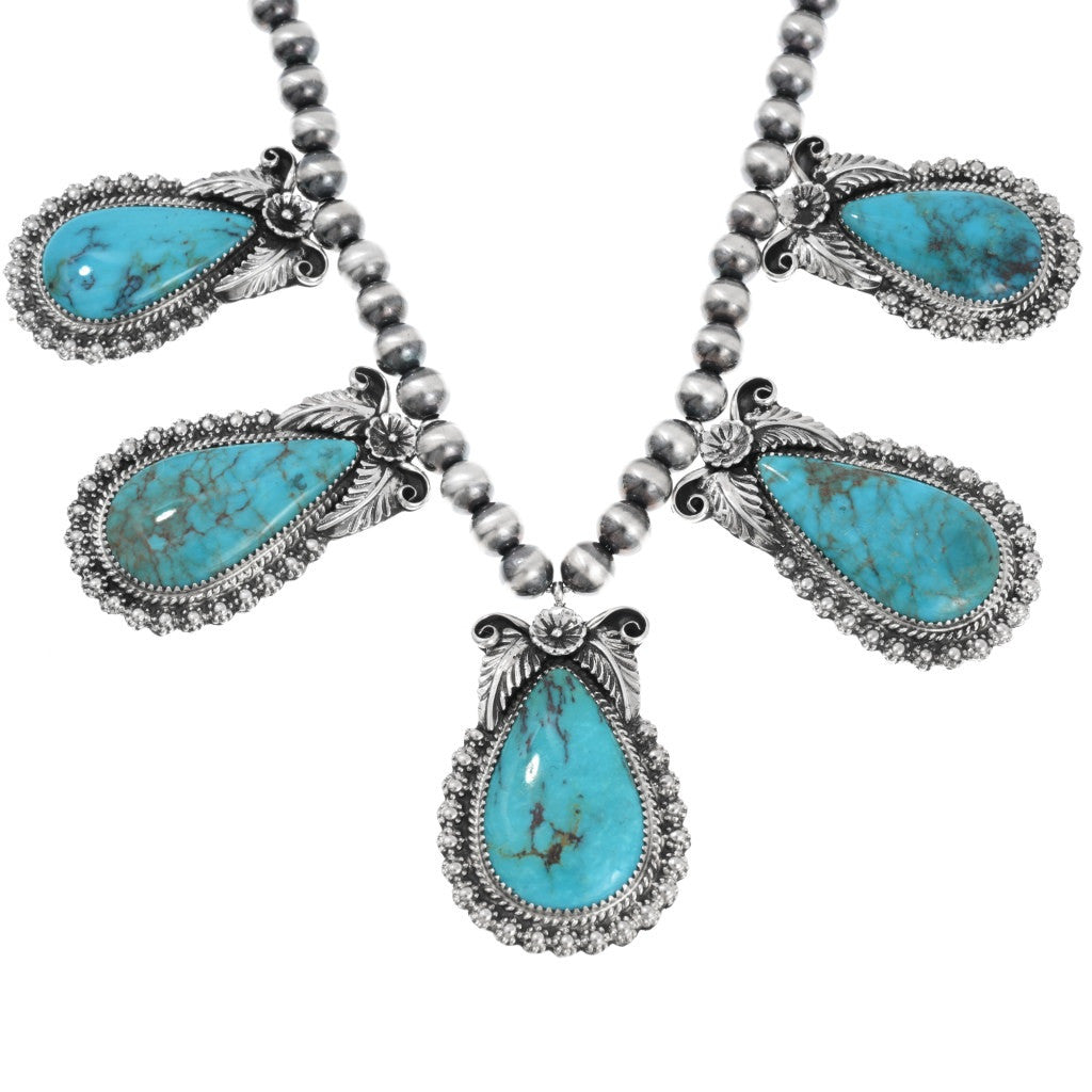 Kings Manassa Turquoise Necklace Set