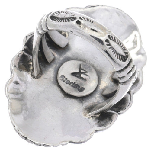 Navajo Handmade Sterling Silver Choncho Ring