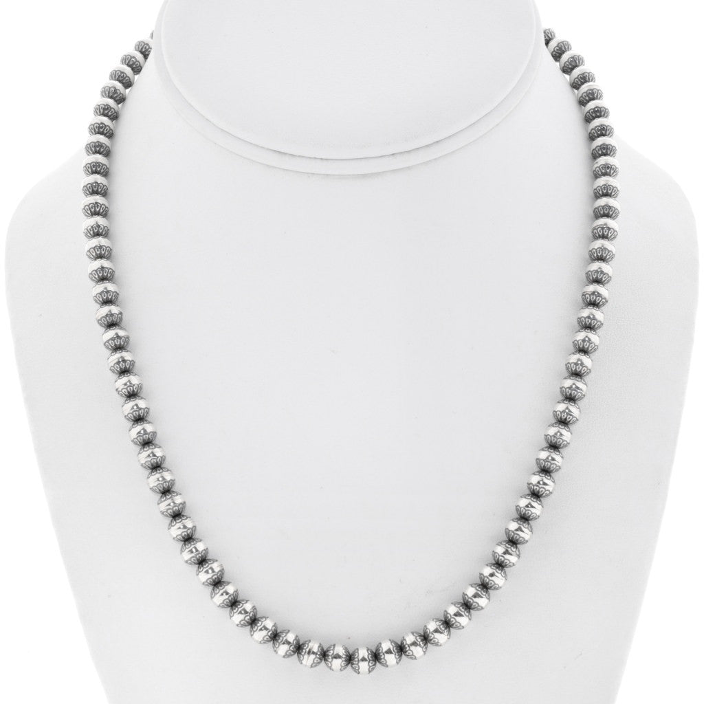 6mm Stamped Sterling Silver Desert Pearls