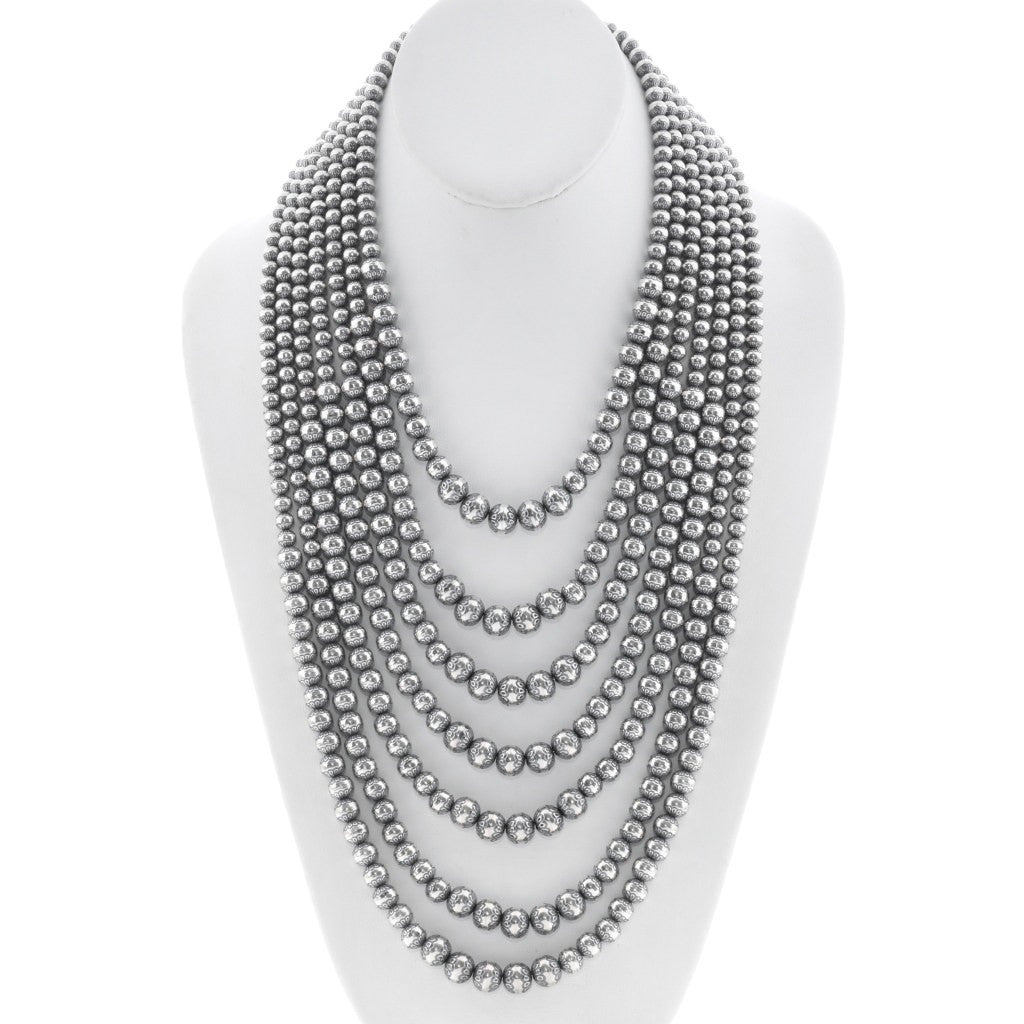 Stamped Desert Pearls - Graduated