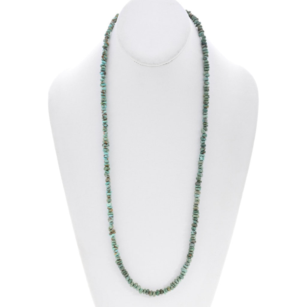 Mohave Turquoise Nugget Necklace-27.5”