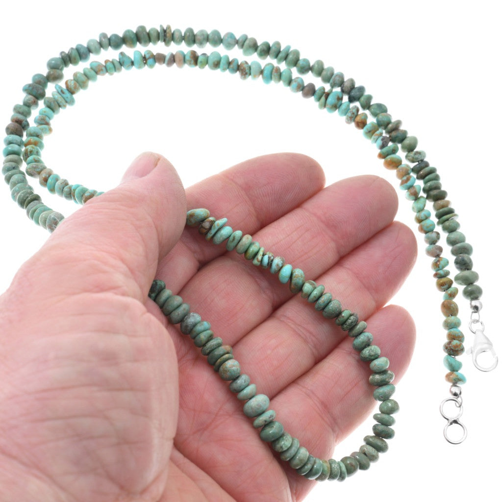 Mohave Turquoise Nugget Necklace-27.5”