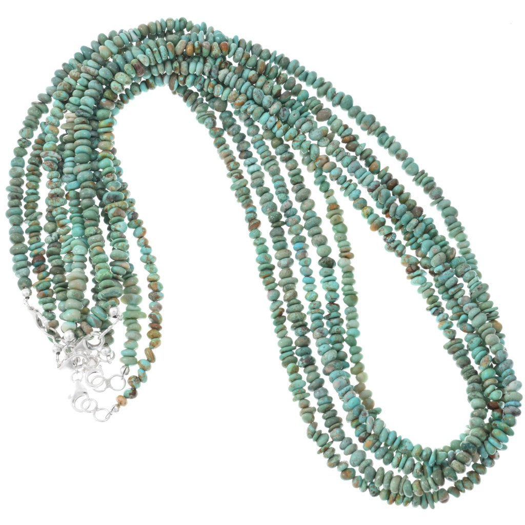 Mohave Turquoise Nugget Necklace-27.5”