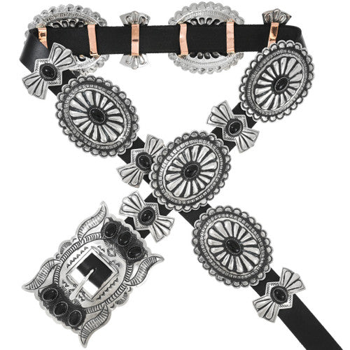 Onyx Navajo Concho Belt