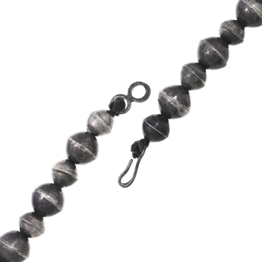 Vintage 1970s Sterling Silver Squash Blossom Necklace