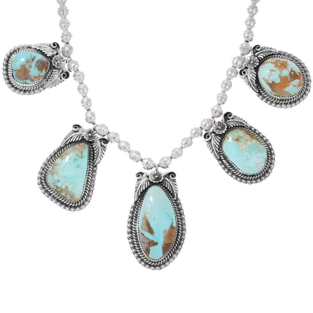 Royston Turquoise Necklace + Earrings Set