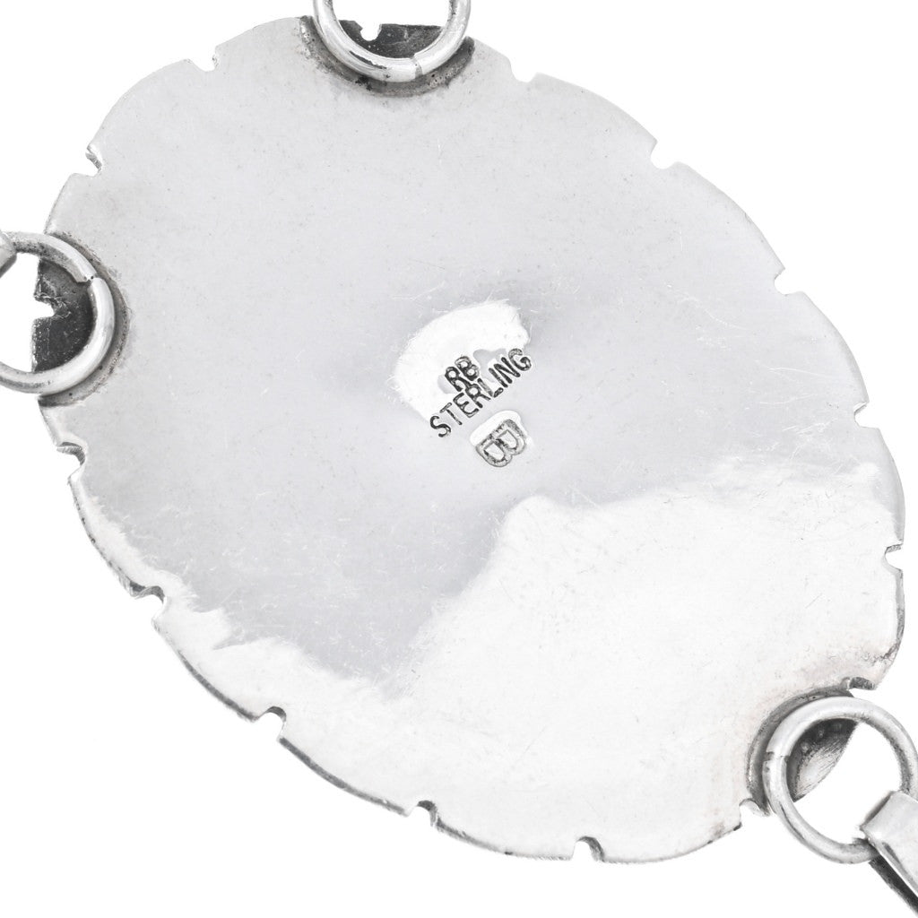 Vintage Navajo Onyx Lariat Necklace