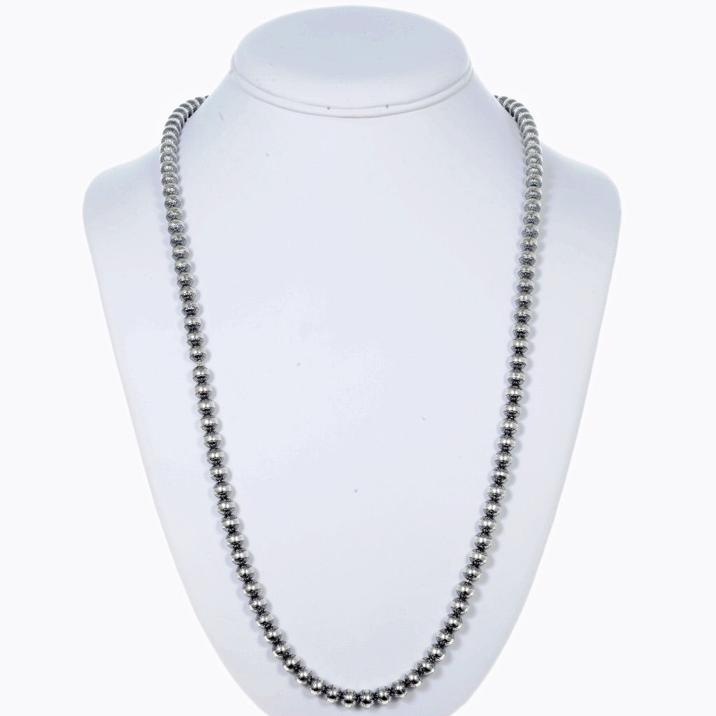6mm Stamped Sterling Silver Desert Pearls