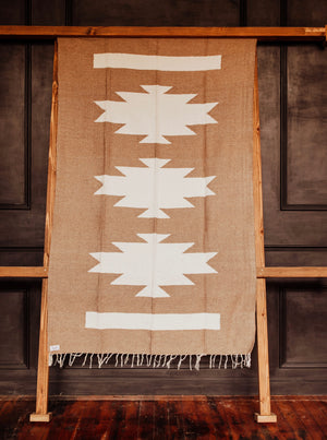 Mescalito Tribal Blanket - Beige