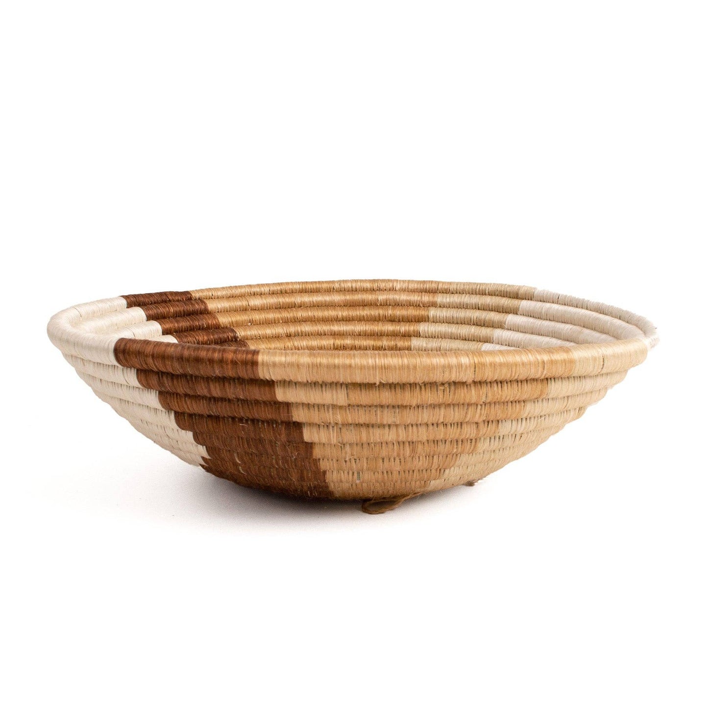 Sand Woven Bowl - 12" Balanced