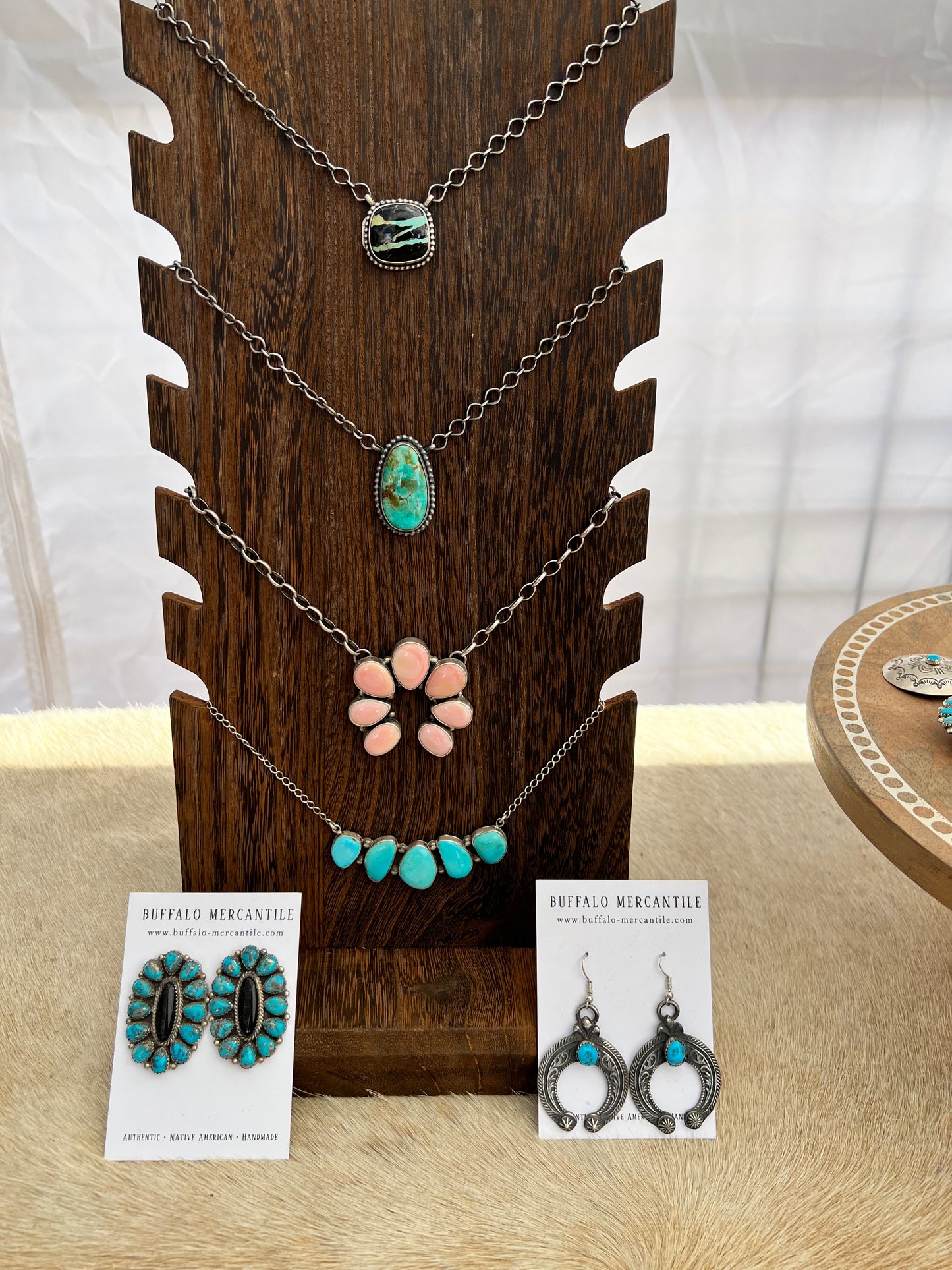 Blackjack Turquoise Sterling Link Necklace