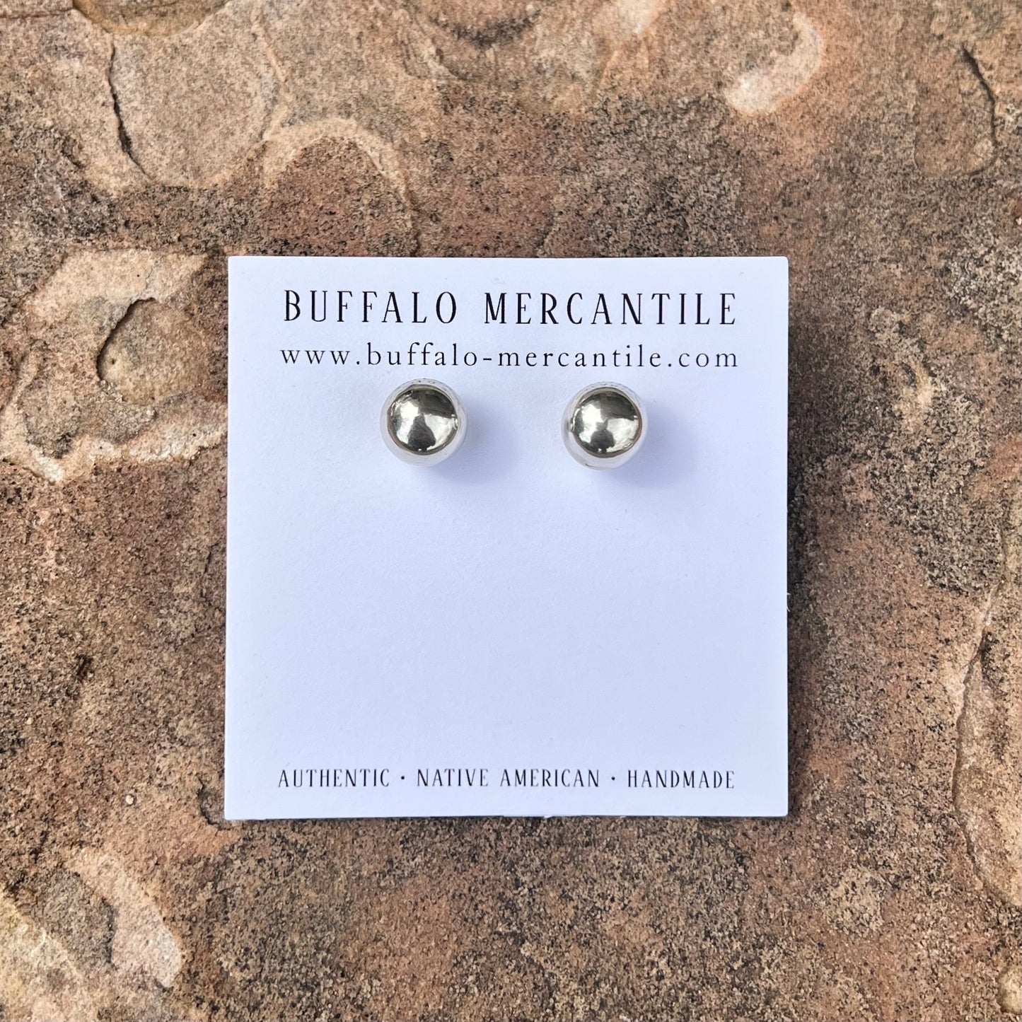 10mm Sterling Bead Post Earrings