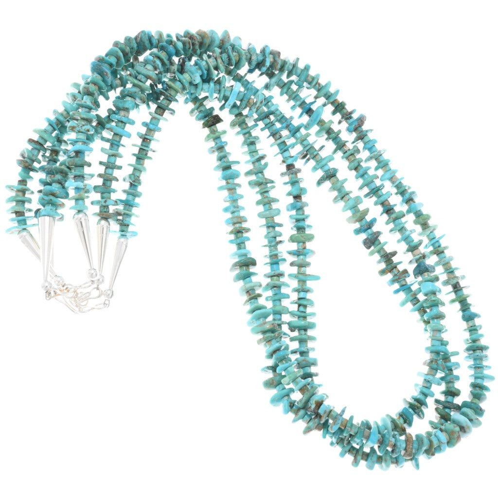 27” Beaded Navajo Turquoise Necklace