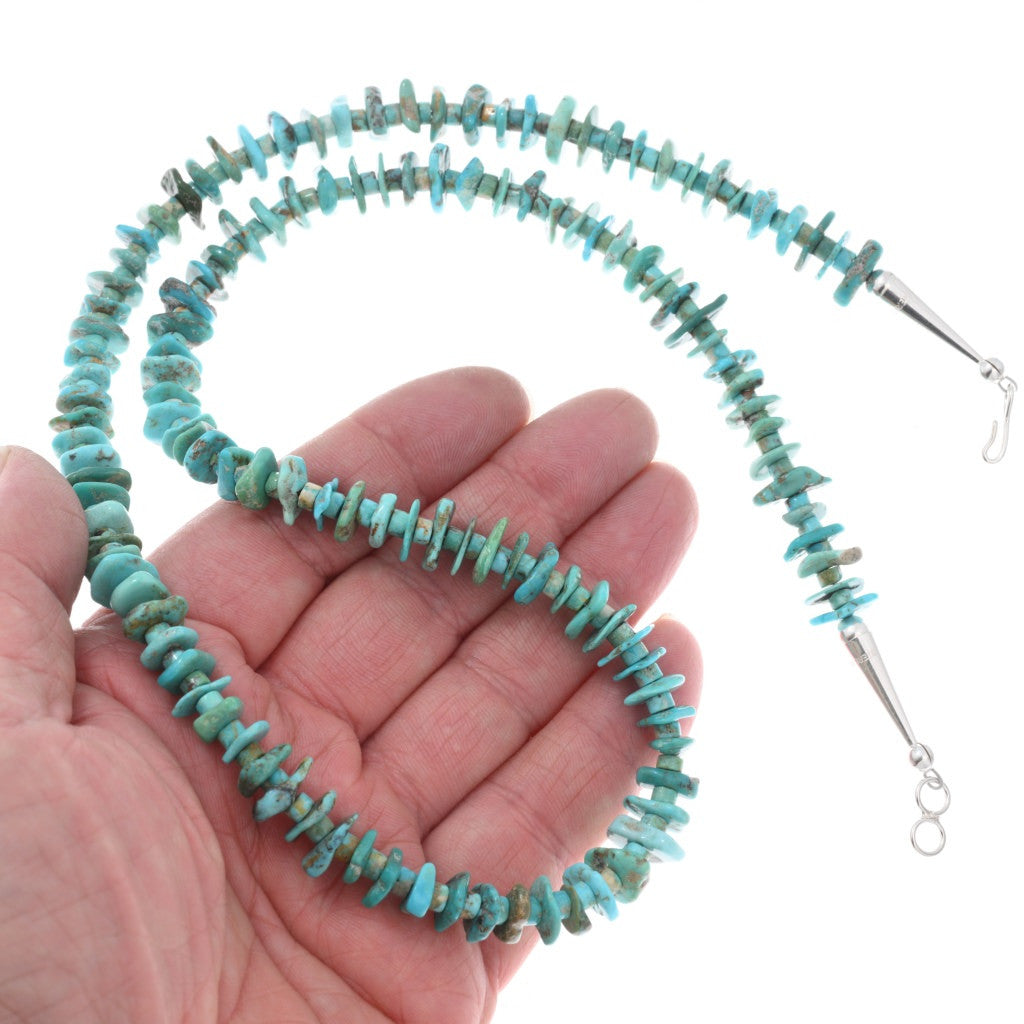 27” Beaded Navajo Turquoise Necklace