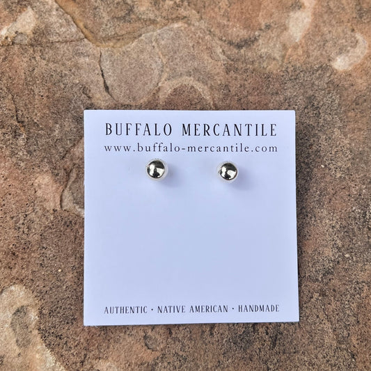 6mm Sterling Bead Post Earrings