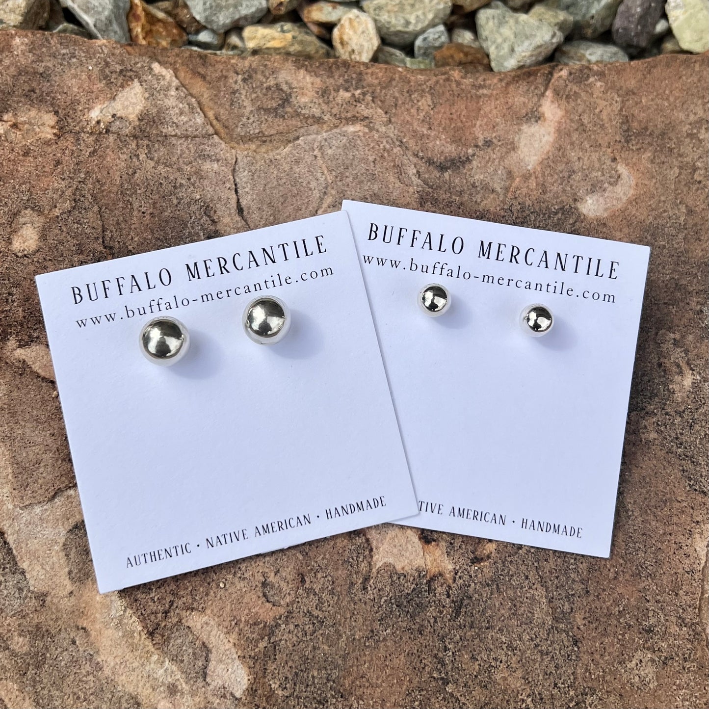 10mm Sterling Bead Post Earrings