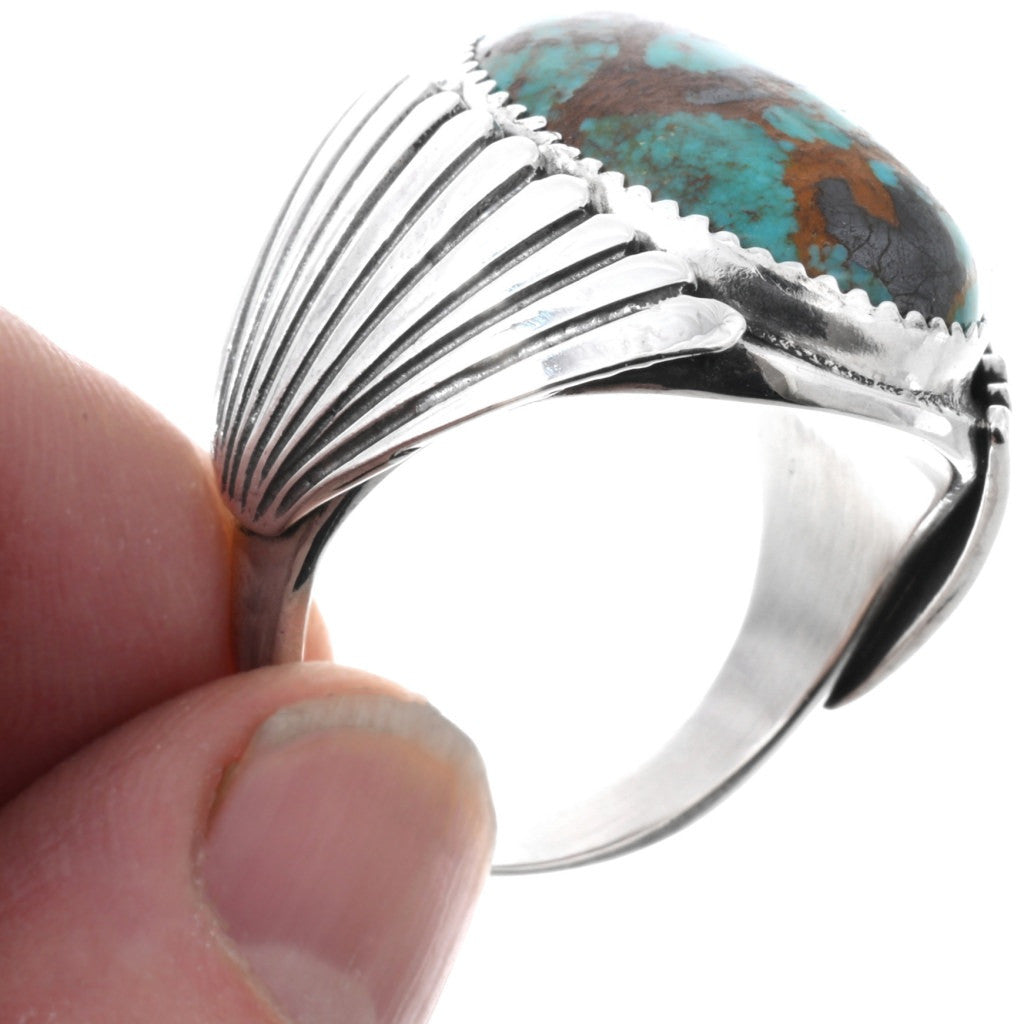 Number 8 Turquoise Men’s Ring