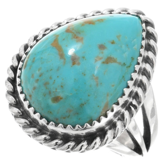 Patagonia Turquoise and Sterling Silver Ring