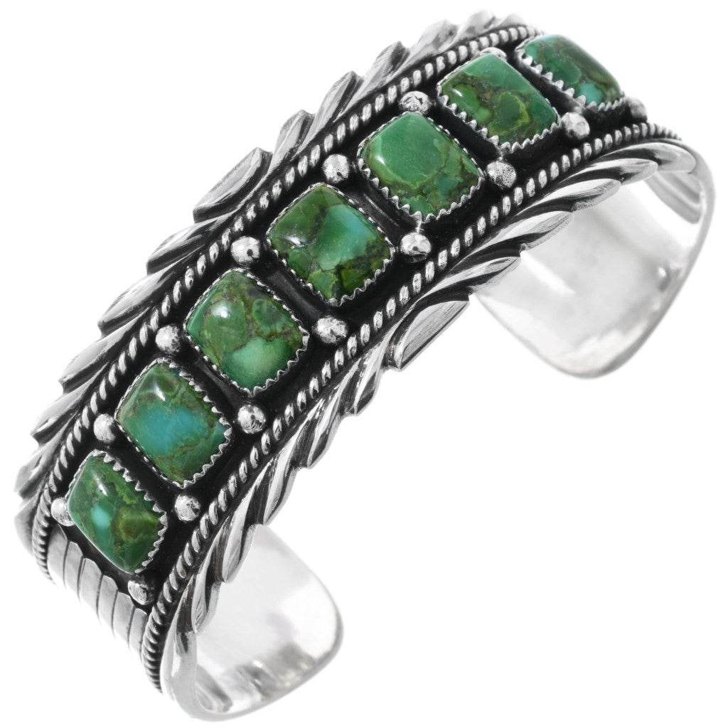Green Nevada Turquoise Cuff