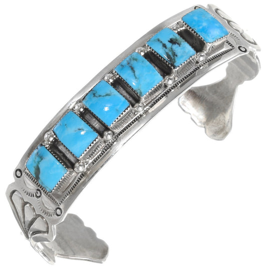 The Emerson Turquoise and Sterling Cuff