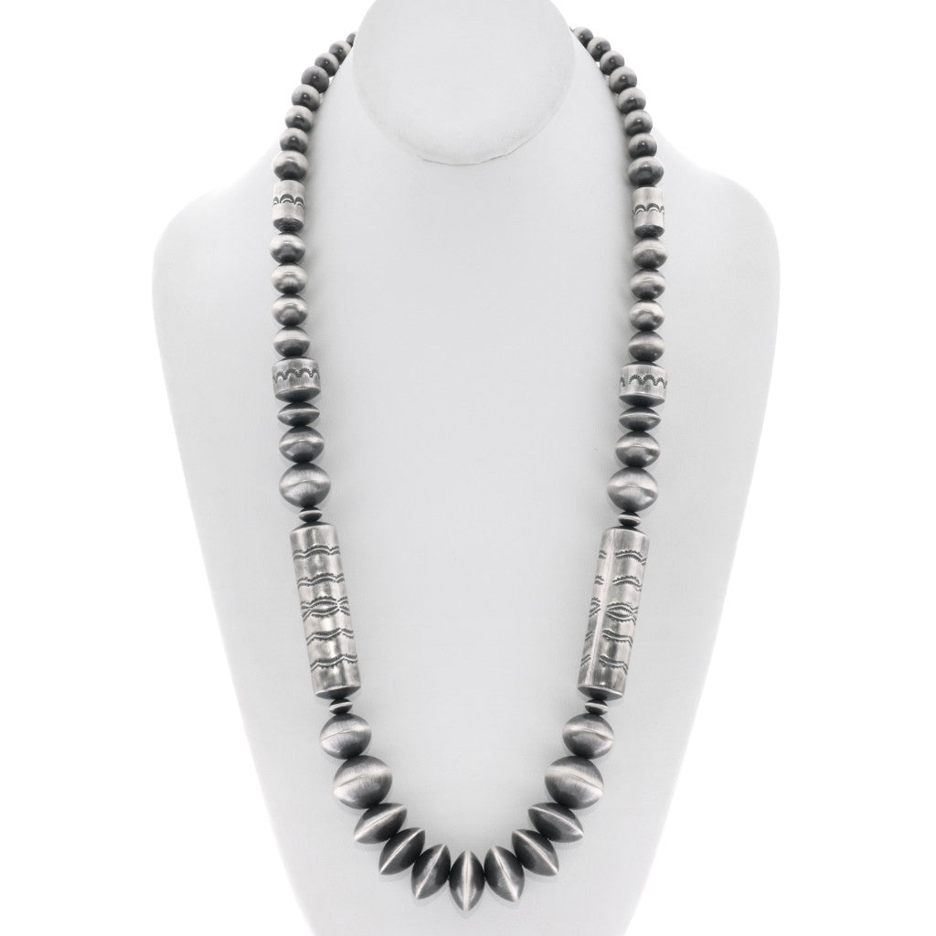 Vintage Rose Martin Handmade Navajo Pearls-30”