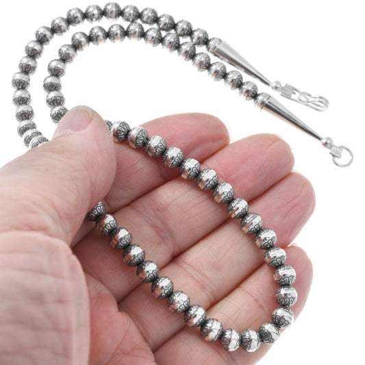 6mm Stamped Sterling Silver Desert Pearls