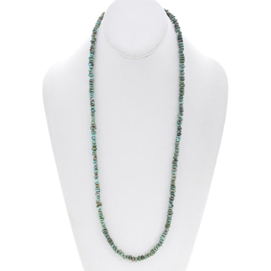 Mohave Turquoise Nugget Necklace-27.5”