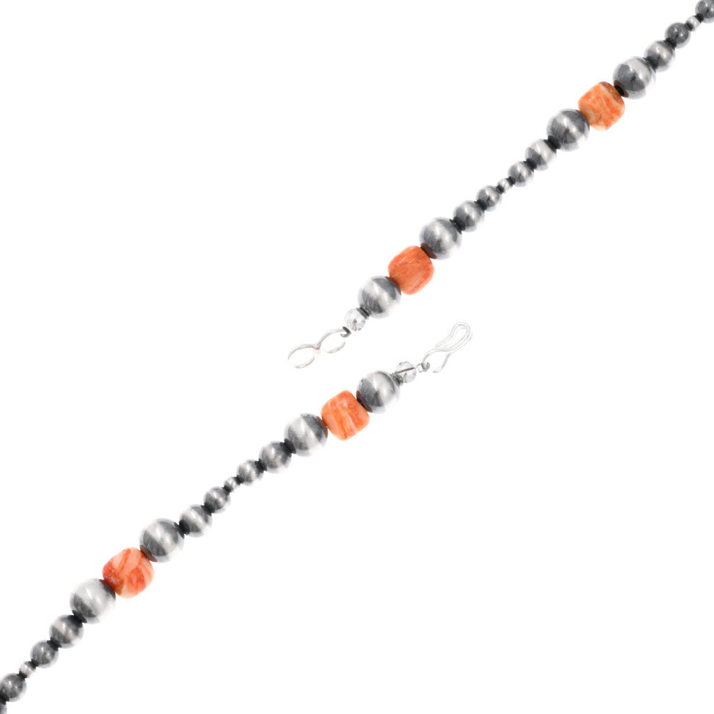 Cheyenne “Y” Necklace with Orange Spiny