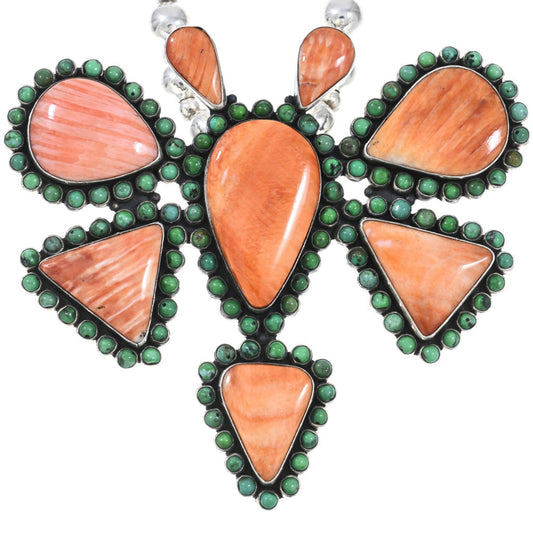 The Della Vintage Spiny & Turquoise Dragonfly Pendant