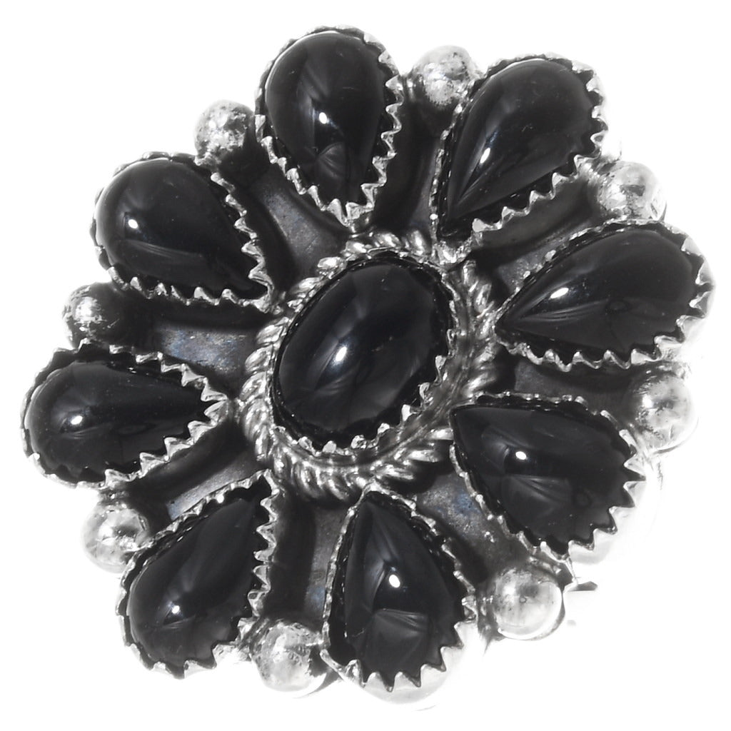 Navajo Onyx Cluster Ring