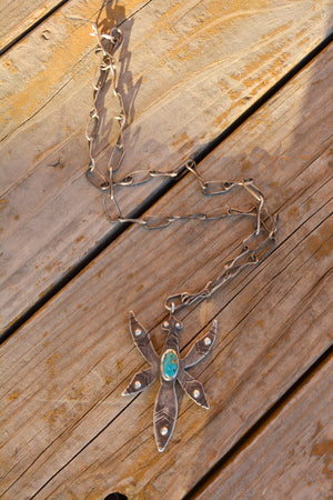 Turquoise Dragonfly Necklace